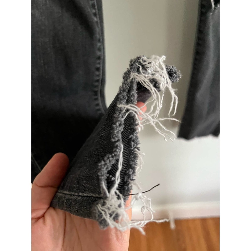 Levi’s Jeans | Curvy Skinny Distressed Gray | Sz 28 - Picture 6 of 9